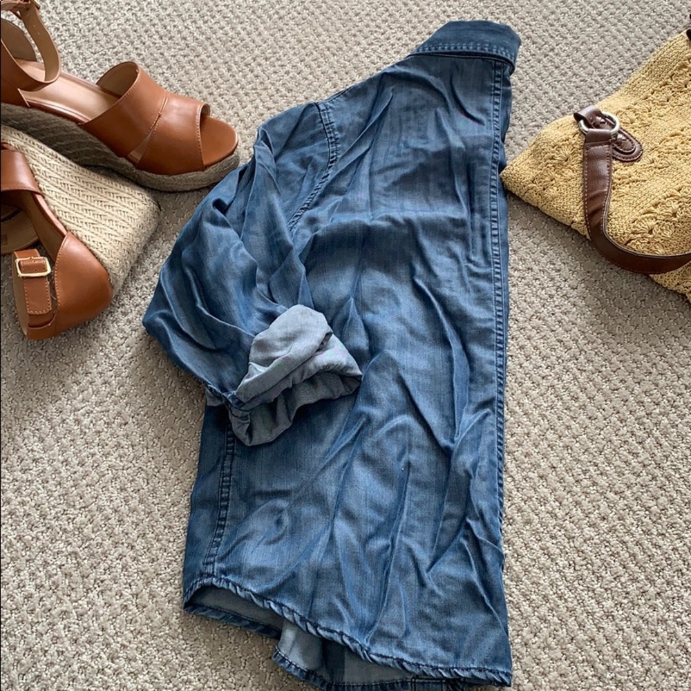 Soft Material Denim top